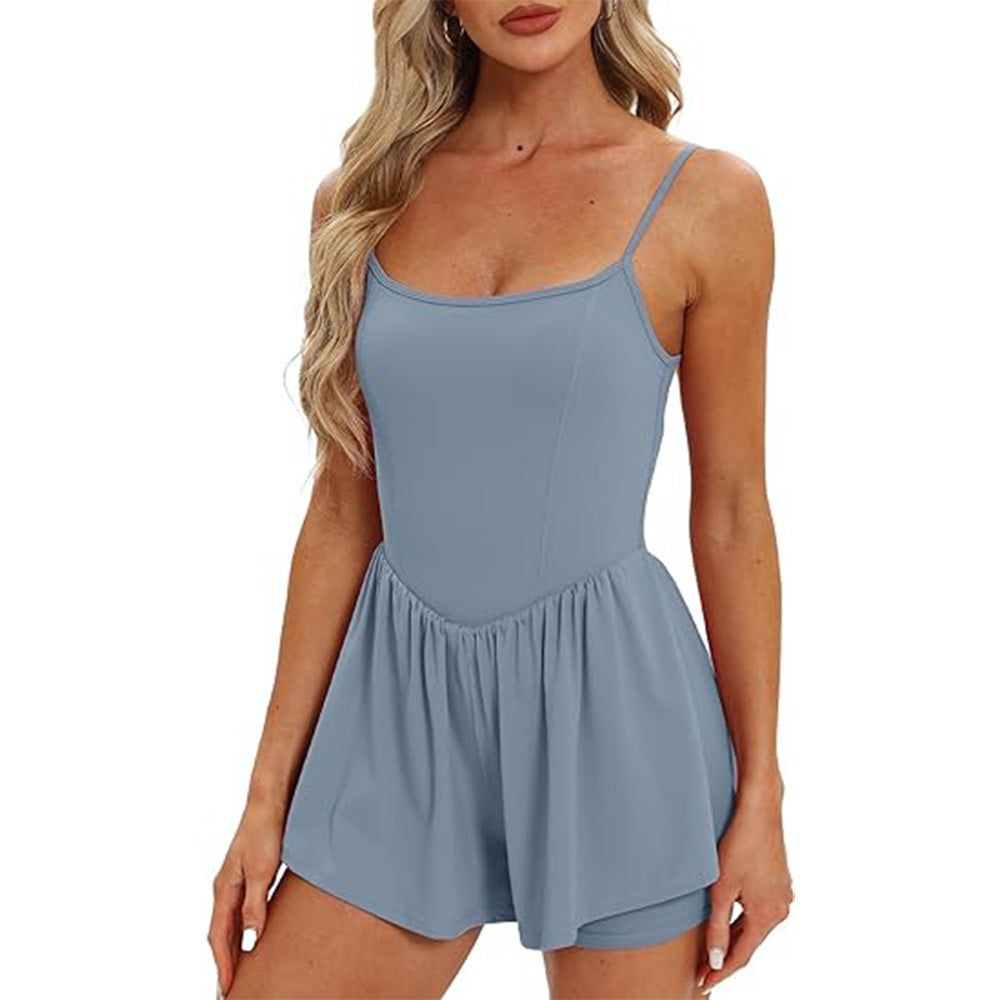 🌴Summer Breeze Essential! Double-Lined Short Romper✨ Adjustable Spaghetti Strap💃 No-Slip Sleeveless Jumpsuit | TikTok’s Hotlist 🌴Summer Breeze Essential! Double-Lined Short Romper✨ Adjustable Spaghetti Strap💃 No-Slip Sleeveless Jumpsuit | TikTok’s Hotlist